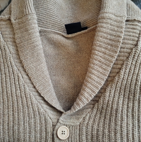 Unisex Gianmarco Venturi Oatmeal Cardigan- L - Picture 5 of 5